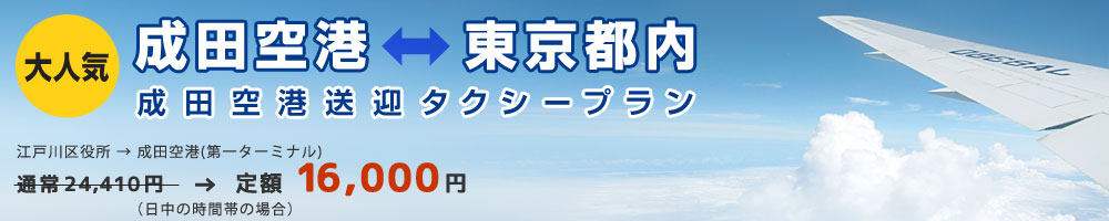 成田空港送迎タクシープラン